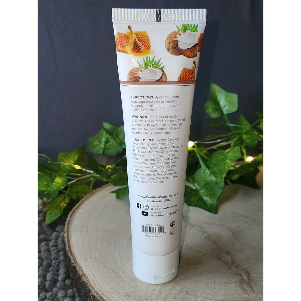 Indulgent Coconut Honey Moisturizer Hand And Body Fast Absorbing Lotion~3.3 Oz